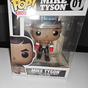 Funko Pop Boxing Mike Tyson Figure with Red and Black Details